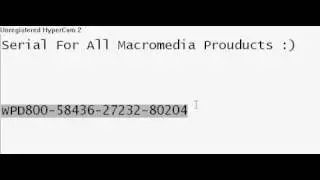 Serial For All Macromedia PRODUCTS.avi