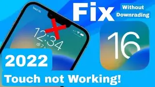 iOS 16: Fix Touch Issues Not Working On iPhone | Touch Screen Is Not Responding without downloading!