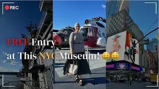 A Day Exploring the Intrepid Museum for FREE! Things to Do In NYC VLOG 🎃