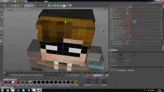 BIG MINECRAFT BANNER+[EFFECTS]  TUTORIAL ! _ CINEMA 4D + PHOTOSHOP _ [GERMAN] _ DREAB