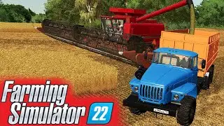 КАРТА МАЛИНОВКА, НОВЫЕ КОМБАЙНЫ, НОВЫЕ ТАЧКИ УБОРКА _ FS 22 (Farming Simulator 22 )