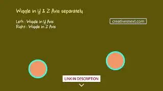 Vector Animation AE Expressions 04 Wiggle in Y Z Axis separately