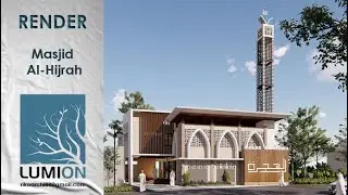LUMION 8.5 TUTORIAL RENDER REALISTIC (day view) - MASJID