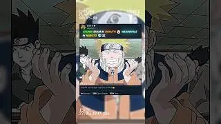 CHUNIN EXAM IN BORUTO 🙁 vs IN NARUTO 🥶☠️