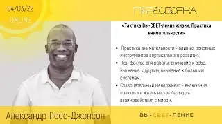 6. Александр Росс-Джонсон «Тактика Вы-СВЕТ-ления жизни. Практика внимательности»