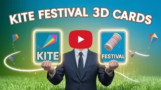 Kite Festival 3D Cards | Easy DIY Craft for Kids 🪁✨
