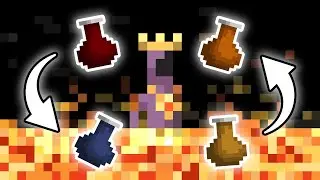 Noita But If I Take Damage, A Random Material Changes