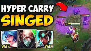 WHEN SINGED GETS 2 SUPPORTS, THE OTHER TEAM DOESN'T GET TO HAVE FUN!