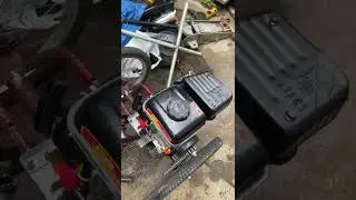 Gas motor on trike