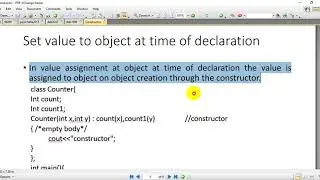 5-Constructors in OOP using C++ | Default Value Constructor | Default Copy Constructor
