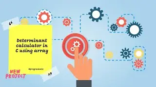 Write A Program To Calculate Determinant Using an 2D-Array in C | Basic Problem Solving | Part #7