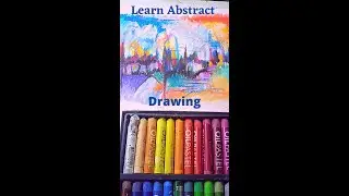 Oil Pastels Drawing #shorts