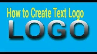 How to create text effect logo on Adobe Photoshop CC