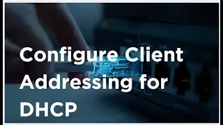 Networking + ||  6 .2 .10 Lab  || Configure Client Addressing for DHCP
