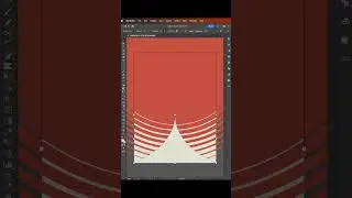 Space poster design in Adobe Illustrator 