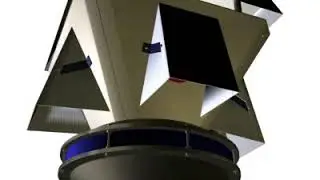 Клапан дыхательный совмещенный КДС 1500  Общий вид 3D