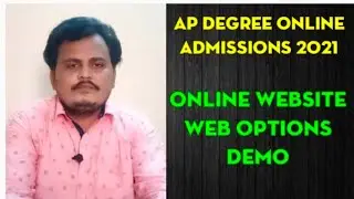 AP Degree Online Admissions 2021, Web option Demo 
