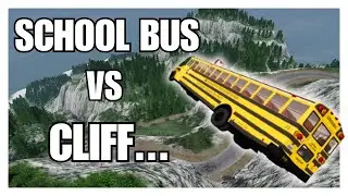 School Bus VS Cliff (i just got my license)