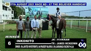 Inkonito with P Vikram up wins The Believer Handicap 2021