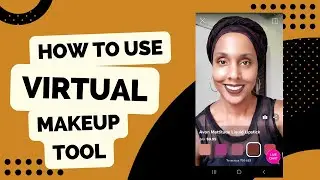 How to use a virtual try on makeup tool.