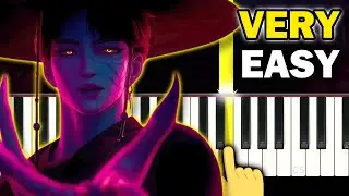Your Idol – Saja Boys (KPOP Demon Hunters) - VERY EASY Piano tutorial