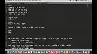 Session 7c: Programs in Branching(Electricity bill and Sort 3 numbers)