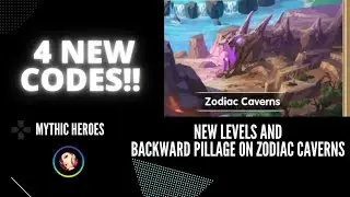 4 New Codes ! || New Added stages Zodiac Caverns || Mythic Heroes