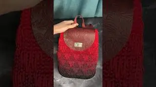 Вяжу подарок К МАМИНОМУ ЮБИЛЕЮ❤️❤️❤️ #crochetbag #вязаниекрючком #рюкзаккрючком #сумкаручнойработы