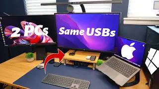 Connect Separate PCs or Laptops To The Same USBs (USB Switch)