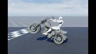 Motorcycle Progress! Suspension, working steering and leaning, acceleration curves, etc.
