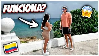 HIDDEN CAMERA on the BEACH! I met a COLOMBIAN 🇨🇴👀