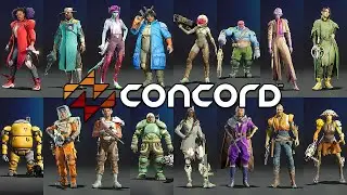 CONCORD (PS5) All Characters & Abilities Gameplay @ 4K 60ᶠᵖˢ ✔
