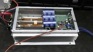 Self-Built 200V DC Brushed Motor Controller Demo