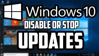 How to Stop OR Disable Windows Updates | Error Fixed | Windows 10/8/7