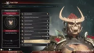 Mortal Kombat 11 : Shao Kahn Character Customization / All Outfits & Gear