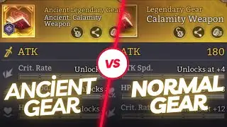 WOR Ancient Gear VS Normal Gear (Fark Ne?)