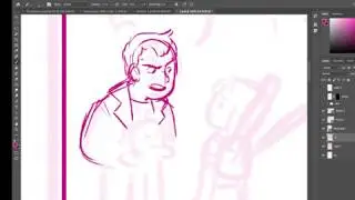 Yuna and Kawachan Comic - Book 4 Page Inking Livesteam (Part 1)