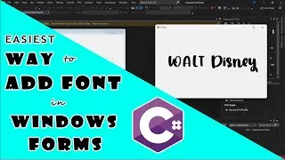 C# - Easiest Way to Add Font in Windows Forms