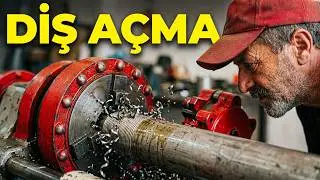 Kalorifer Borusu İçin Diş Açma İşlemi - Boru Diş Açma Makinesi