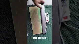 LED Sign Exit Acrylic #primajayaled