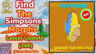Get Homer the Big Fish Morph in Find the Simpsons morphs Game UPDATE 266 