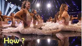 50+ Girls do SPLITS on STAGE... Judges BLOWN AWAY