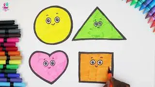 Learn and Draw Shapes | Easy Drawing For Kids | Step by Step 
