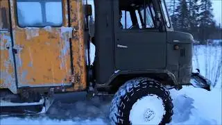 Покатушки ГАЗ 66 река Томмот осень 2019