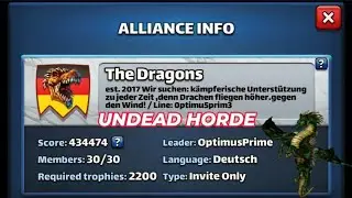 Empires and Puzzles - UNDEAD HORDE - War Hits vs The Dragons - Wojna z The Dragons