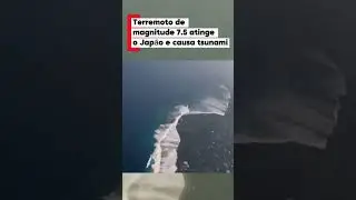 Magnitude 7.5 earthquake strikes Japan and triggers tsunami.