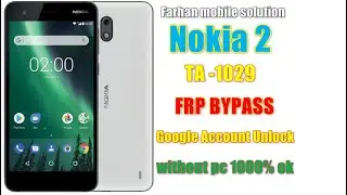 Nokia 2 TA-1029 V.7 1.1 FRP Bypass | Google Account | New Method 2020