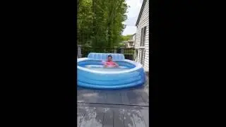 Claudia slow motion  ball to face