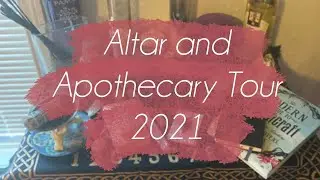 Altar Tour 2021 | What books am I reading | I got a new Tattoo