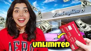 My BOYFRIEND gave me his CREDIT CARD for 24 HOURS 🤩 * paisa hi paisa * 💰